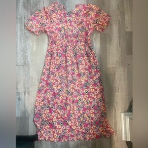 Top Shop Size 10 floral maxi dress
